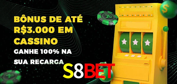 S8Bet melhor bônus de depósito