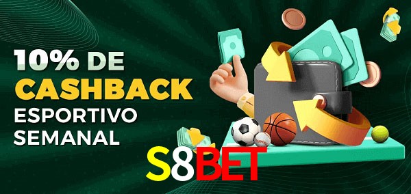 10% de bônus de cashback na S8Bet